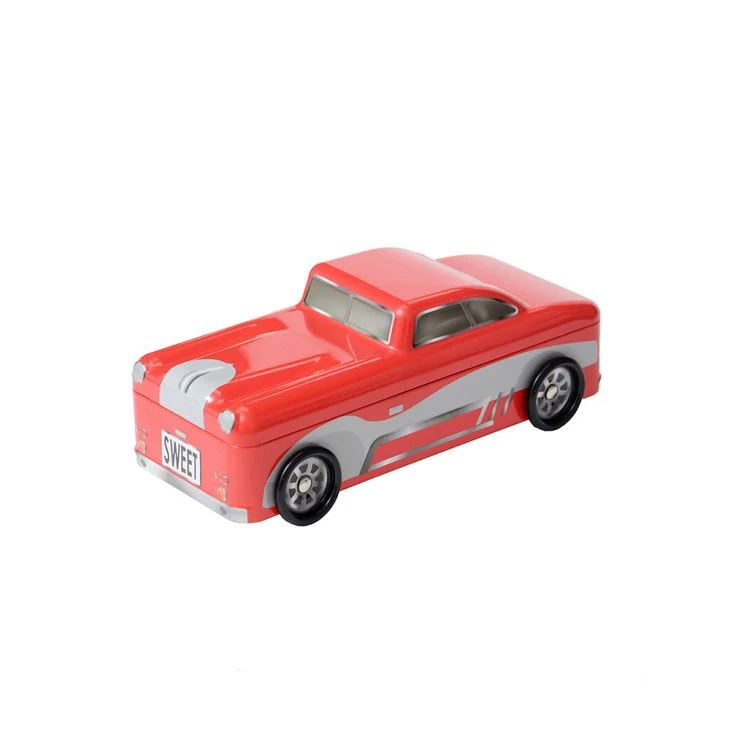 Sweet Red Car Model Tin Box
